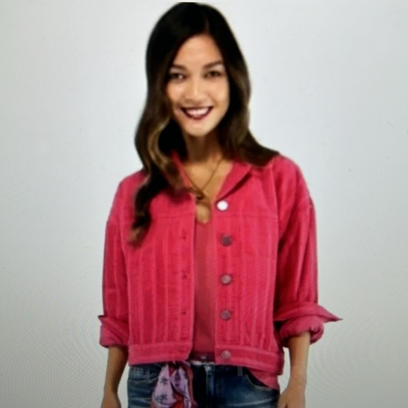 CAbi pink corduroy jacket - Picture 2 of 6